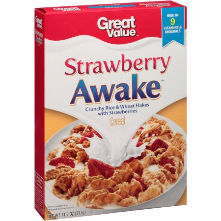 Great Value, Strawberry Awake Cereal Image