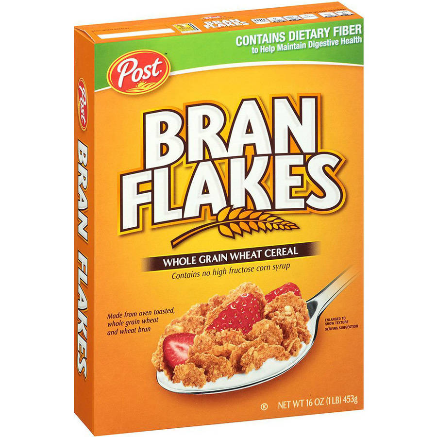 Post Bran Flakes Breakfast Cereal, 16 Oz (Pack Of 12)