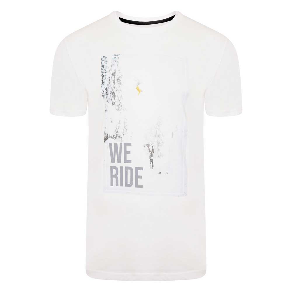 Dare 2b Men's Casual Dubious Short Sleeved Graphic T-shirt White, Size: L