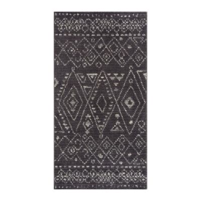 Carpet City Micropolyester-Teppich April 2292 Grau Grau Gr. 140 X 200
