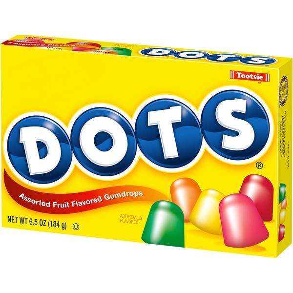Dots Assorted Fruit Flavored Gumdrops, Theater Box, 6.5 Oz | CVS