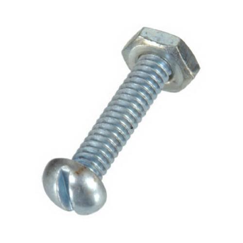 Hillman 8-32 Round Head Machine Screw with Nut