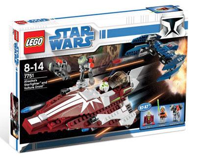 Star Wars the Clone Wars Ahsoka S Starfighter & Droids Set LEGO 7751