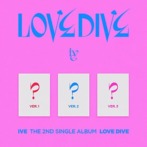 Ive - Love Dive (Random Cover) (incl. 96pg Photobook, Photocard + Heart Hologram Card)   - COMPACT DISCS [CD]