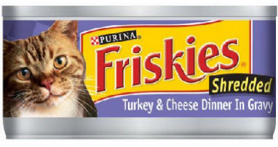 Purina Friskies Shreds Wet Cat Food Turkey & Cheese Dinner in Gravy - 5.5oz