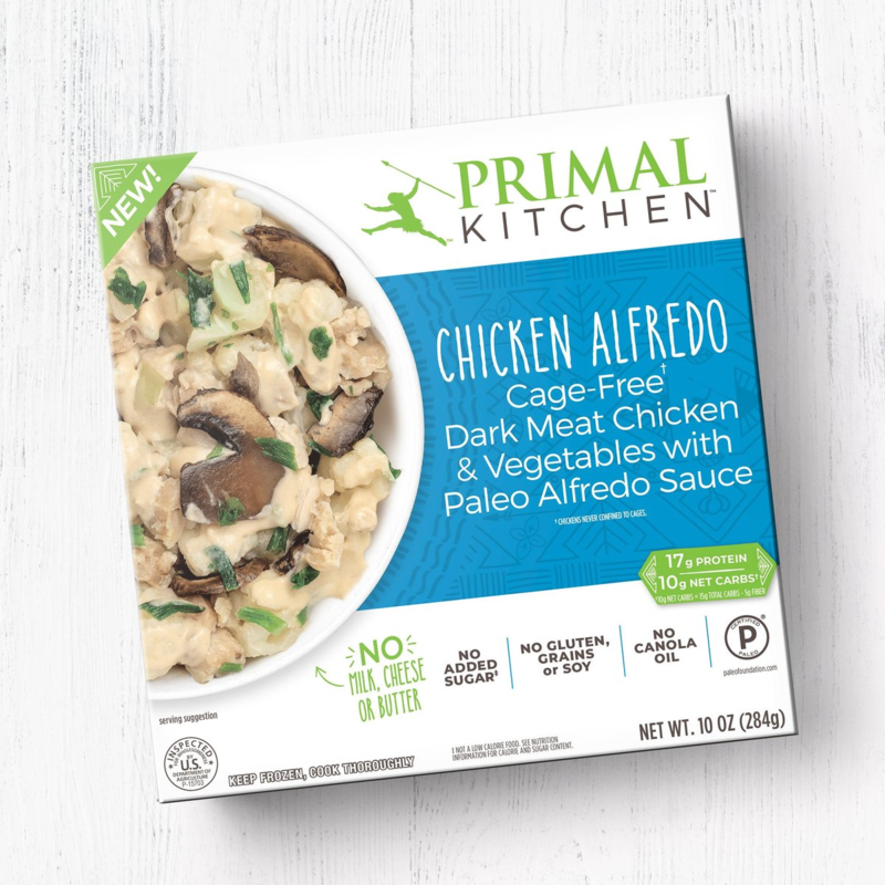 Primal Kitchen Chicken Alfredo Cage-Free Dark Meat Chicken & Vegetables with Paleo Alfredo Sauce