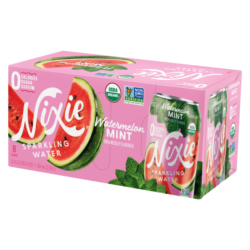 Nixie Watermelon Mint Sparkling Water (8PK 12 OZ)