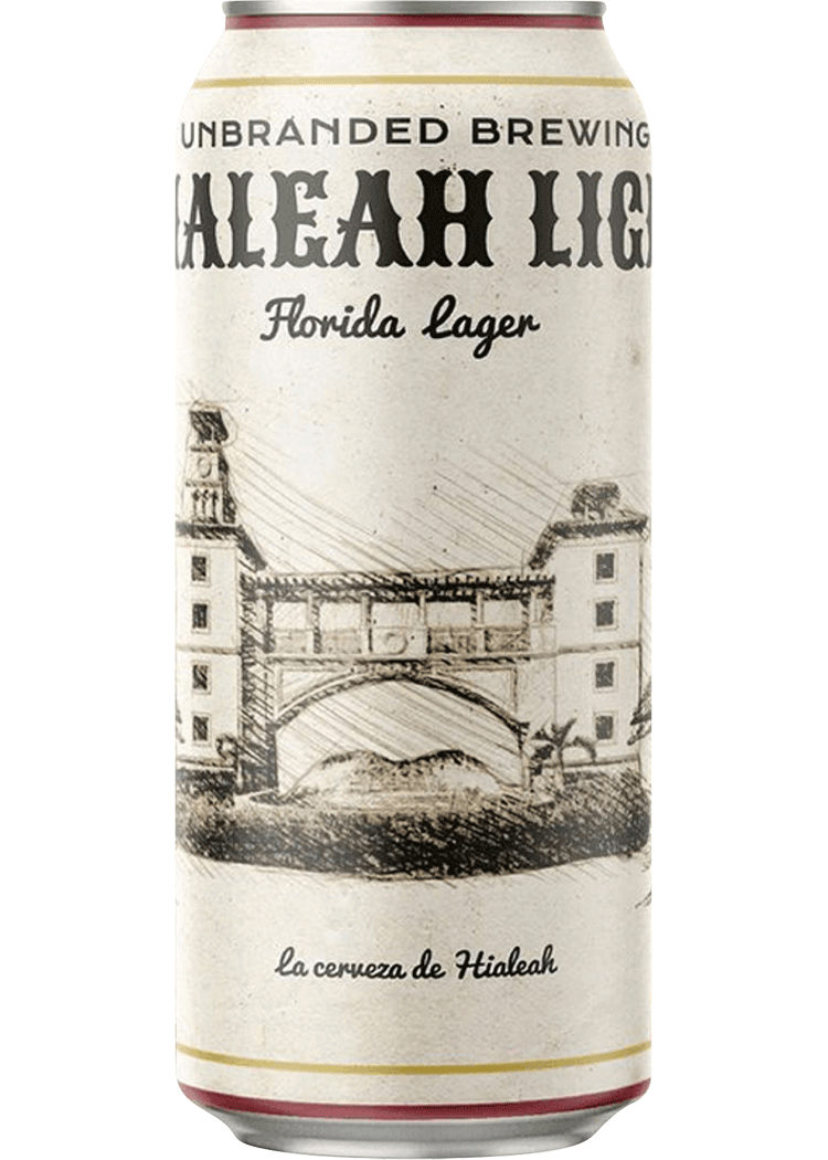 Unbranded Hialeah Light Light Lager Beer | 16oz | Florida