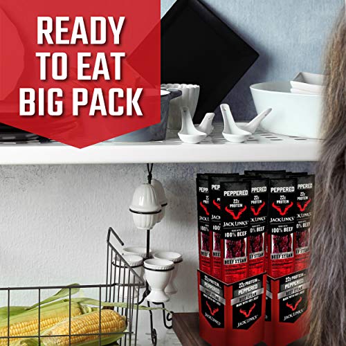 Product of Jack Link Beef Steak  Peppered Jumbo  Count 12 (2 Oz) - Jerkys / Grab Varieties & Flavors thumbnail