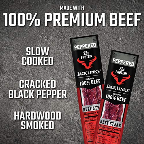 Product of Jack Link Beef Steak  Peppered Jumbo  Count 12 (2 Oz) - Jerkys / Grab Varieties & Flavors thumbnail