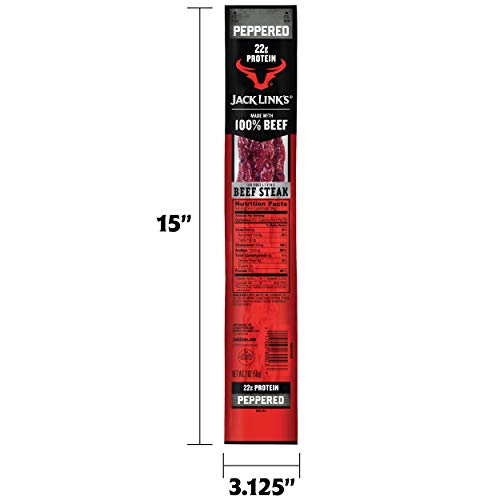 Product of Jack Link Beef Steak  Peppered Jumbo  Count 12 (2 Oz) - Jerkys / Grab Varieties & Flavors thumbnail