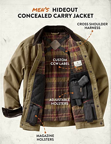 Legendary Whitetails Men's Standard Concealed Carry Jacket, Nutmeg, Medium thumbnail