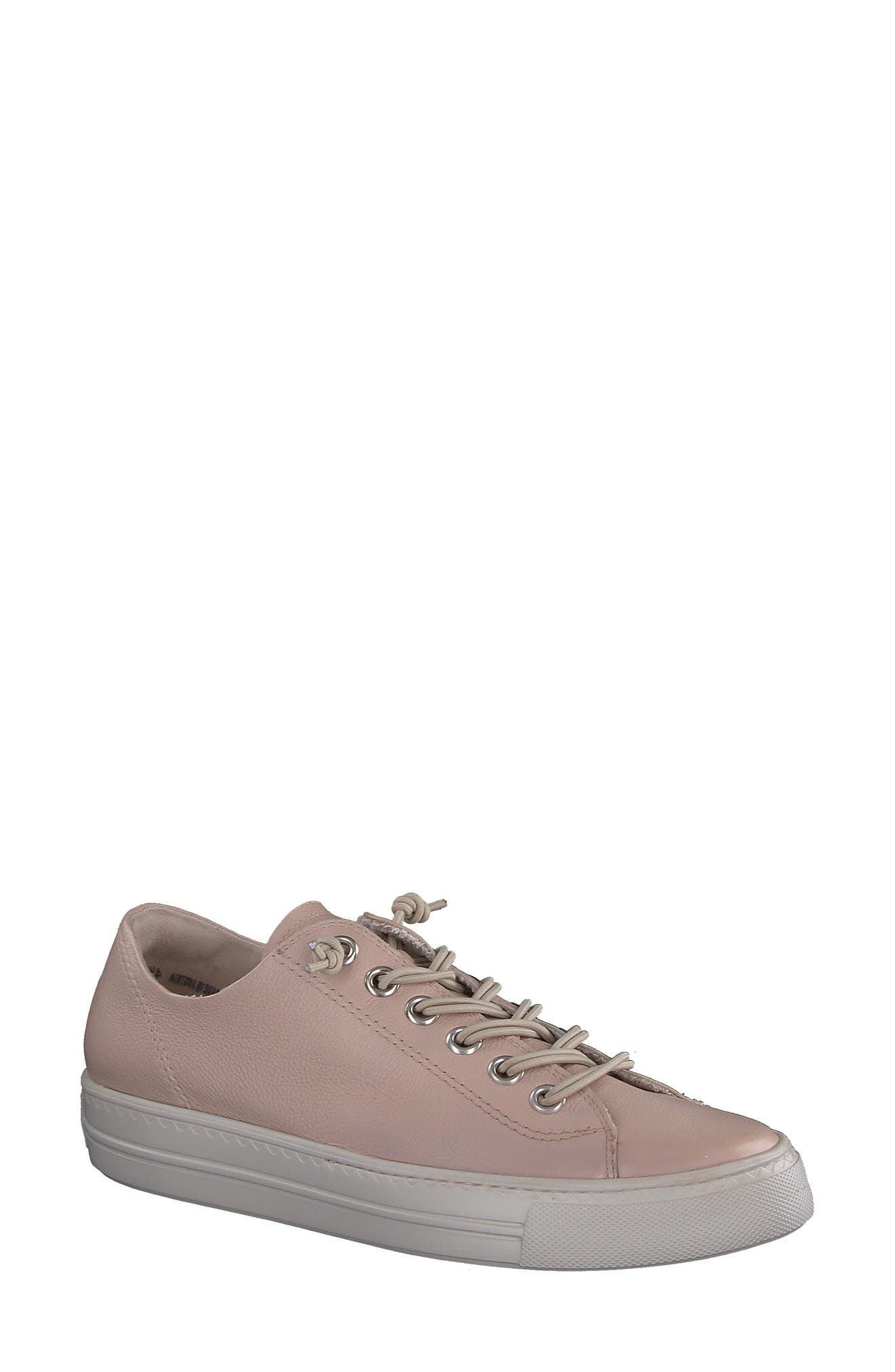 Paul Green Hadley Platform Sneaker in Blush Leather at Nordstrom, Size 9.5Us