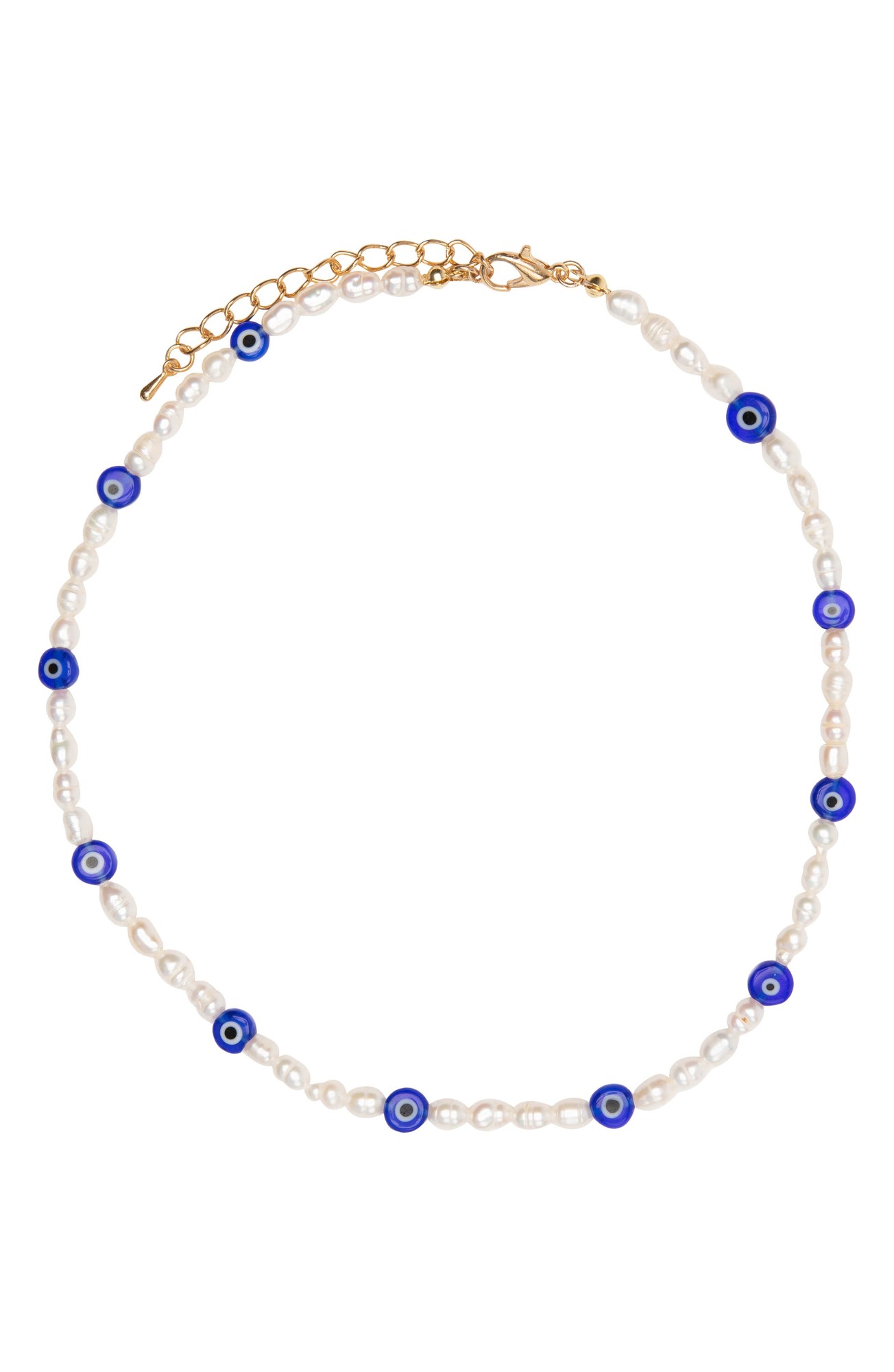 Petit Moments Golden Hour Freshwater Pearl & Bead Choker Necklace in Multi at Nordstrom