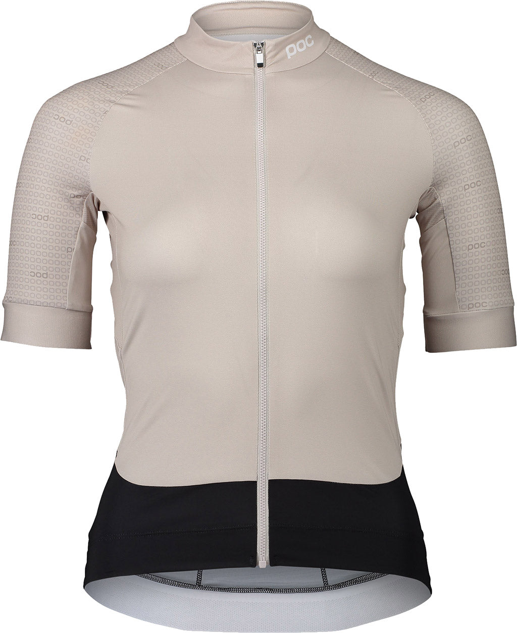 poc essential road women's jersey sandstone beige xl