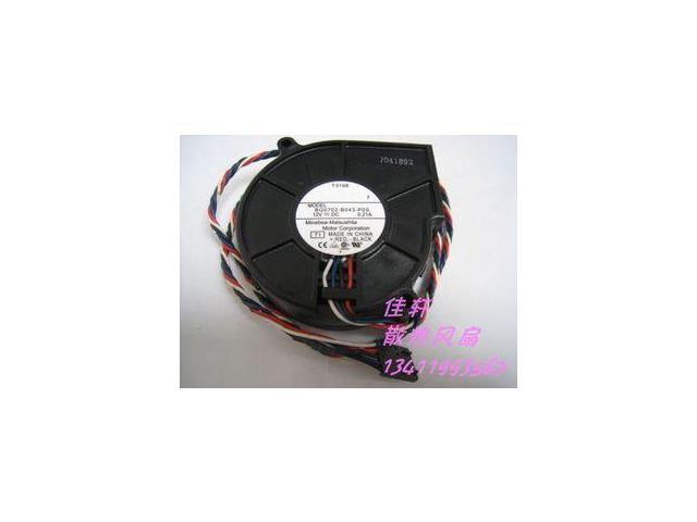 For NMB Turbo Blower7CM 7525 12V 0.21A BG0702-B043-POS Four-wire Cooling Fan