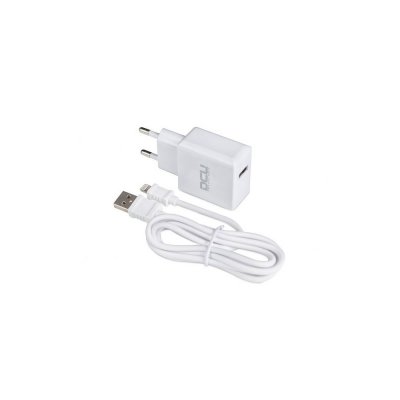 Dcu Tecnologic Charger USB 5v 2.4a + Cable Lightning 1m Blanco