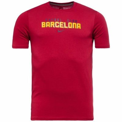 Child's Short Sleeve T-Shirt Nike FC Barcelona Club Red (Size: 8-10 Years)