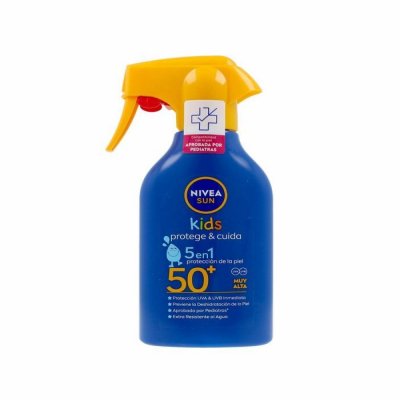 Nivea Sun Kids Protect & Care Trigger Spray SPF 50+ - Sunscreen Spray for Children 270 Ml