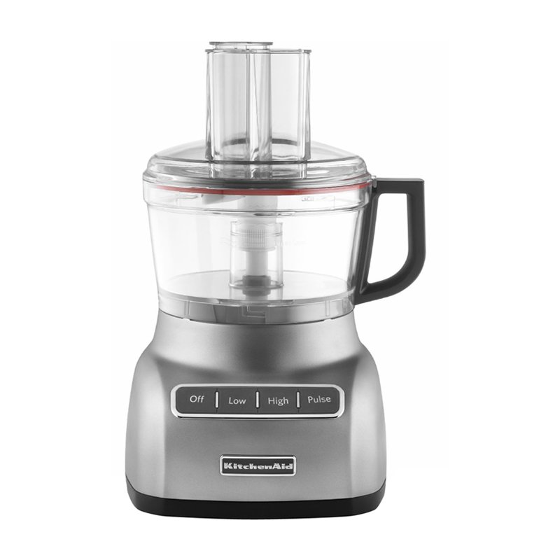 KitchenAid 7-Cup Food Processor in Silver, KFP0711CU