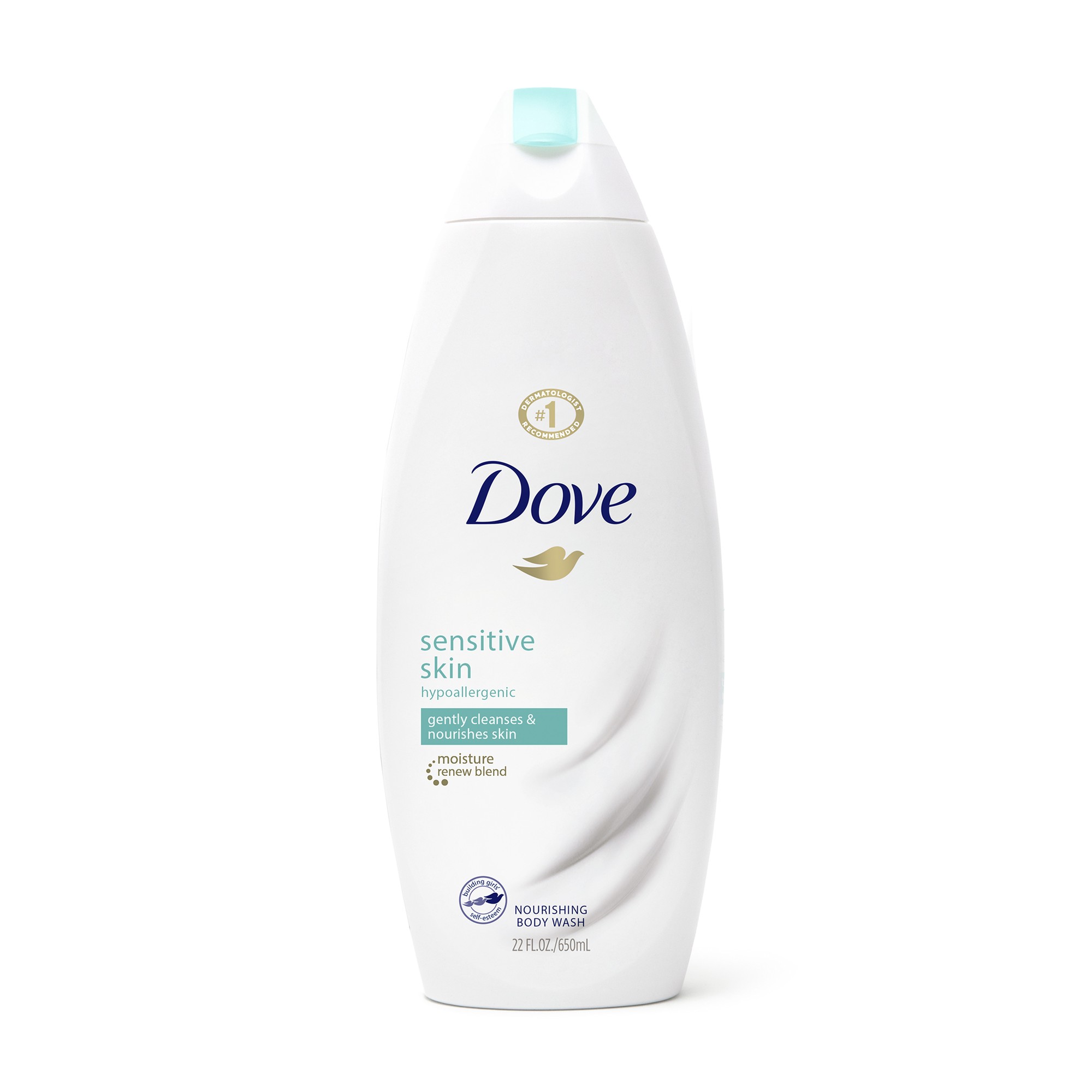 Dove Moisturizing Women S Body Wash Sensitive Skin Hypoallergenic All Skin Cleanser  20 Oz