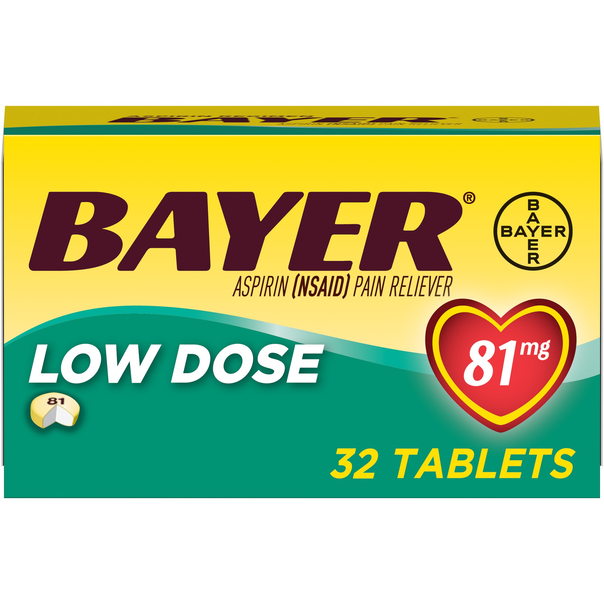 Bayer - Low Dose Coated Tablets - 32 Ct