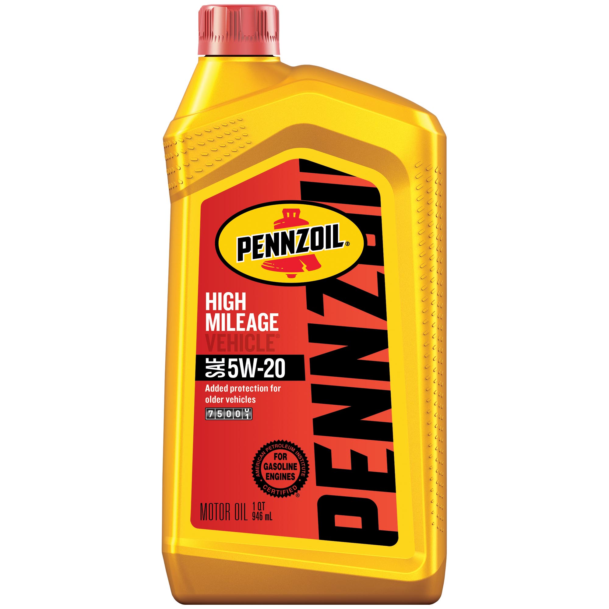Pennzoil High Mileage 5W-20 Motor Oil  1 Quart