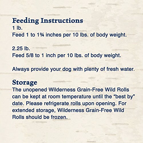 Wilderness Blue Buffalo Chicken Roll Wet Dog Food, 1 Lb thumbnail