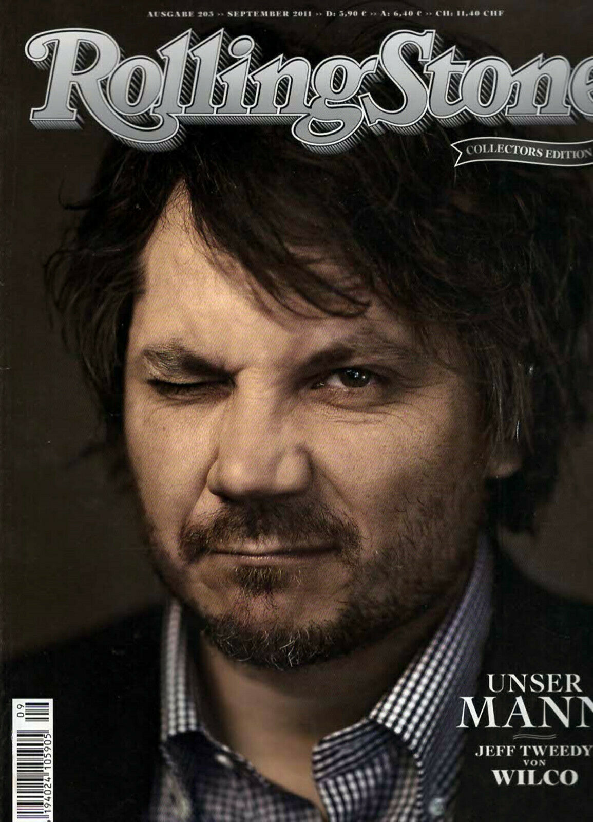 Rolling Stone Magazine Germany 2011 #203 Jeff Tweedy Wilco Collectors Edition