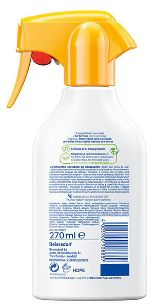 Nivea Protective Spray for Children and Infants Sensitive Protect Sun Babies & Kids SPF50+ Bottle Volume 270 Ml thumbnail