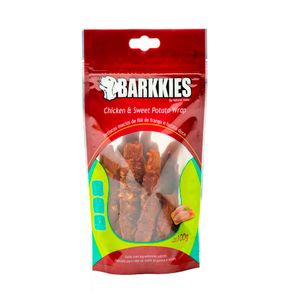 Petisco Natural Cães Barkkies Sweet Potato Wrap Frango - 100 G