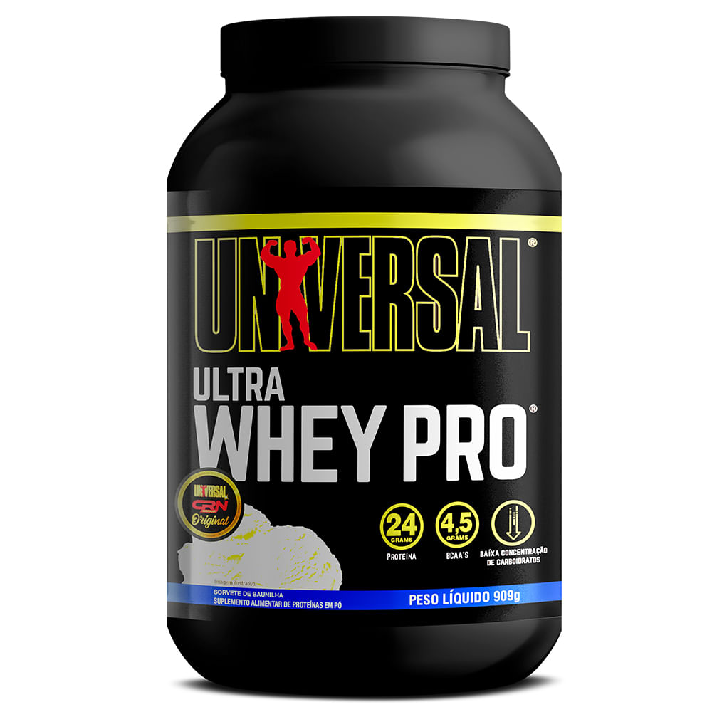 Whey Protein 3W Ultra Whey Pro 900g Baunilha Universal