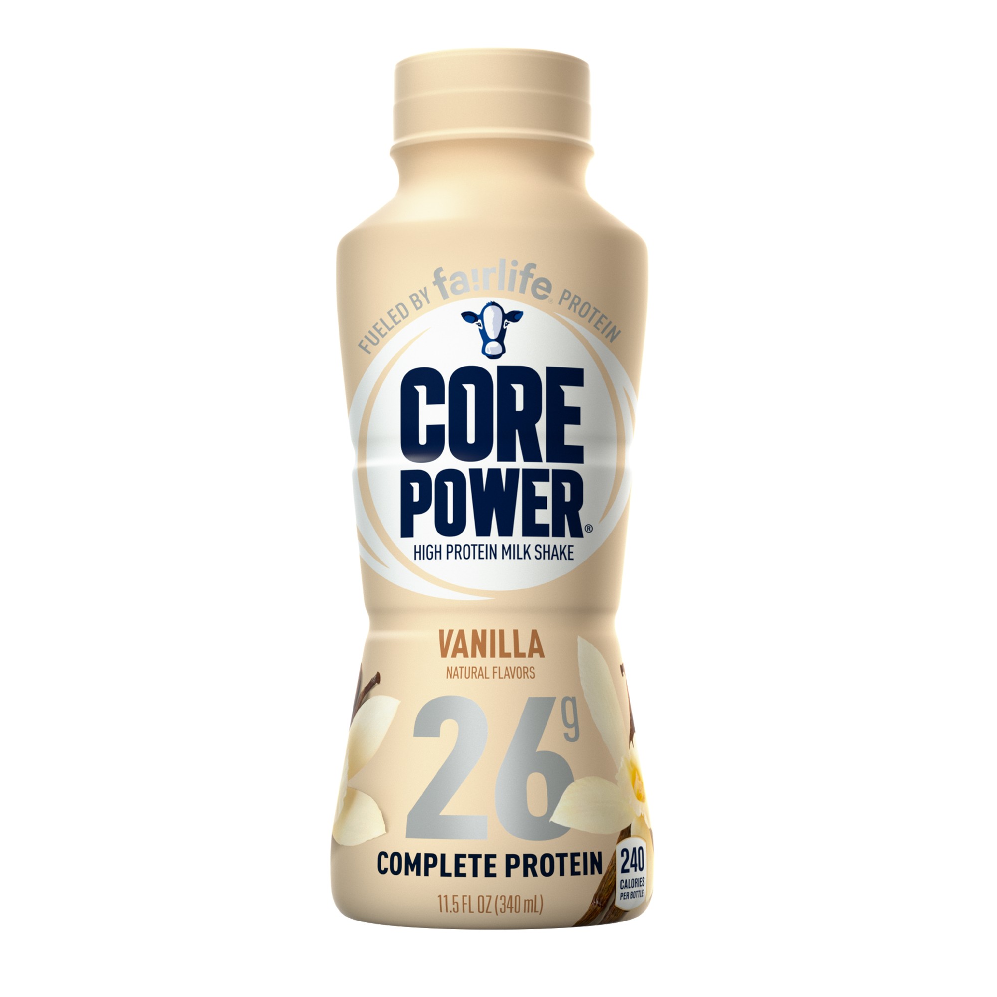 Core Power Protein Shake with 26g Protein by Fairlife Milk  Vanilla  11.5 Fl Oz