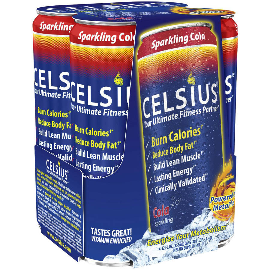 Celsius Sparkling Cola Drink, 4 CT