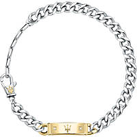 Bracciale Catena Uomo Argento 925 Gioiello Maserati JM221ATY07