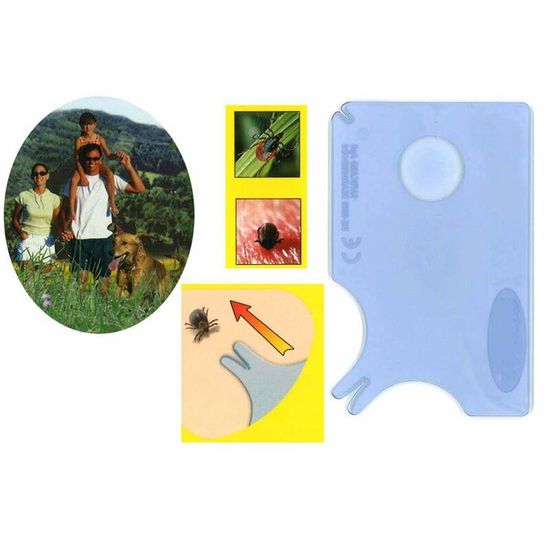 Astuceo - Carte à Tiques Plastique 8.5 X 5.4 Cm - Lot De 2