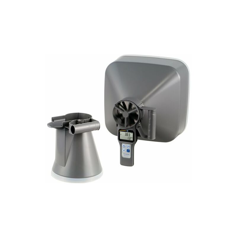 PCE Instruments Multifunction Air Flow Meter with Capture Hoods (PCE-VA 20-SET)