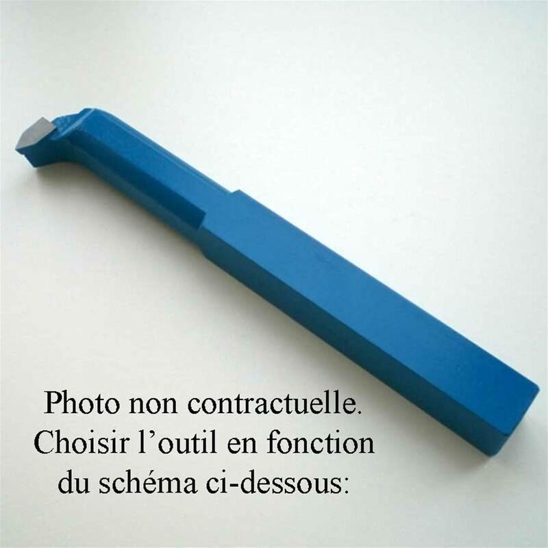 Multirex - Outils à Aléser à Droite 10X10X150MM - Slection : DIN 4973-ISO8 Outils à Aléser à Droite 10X10X150MM