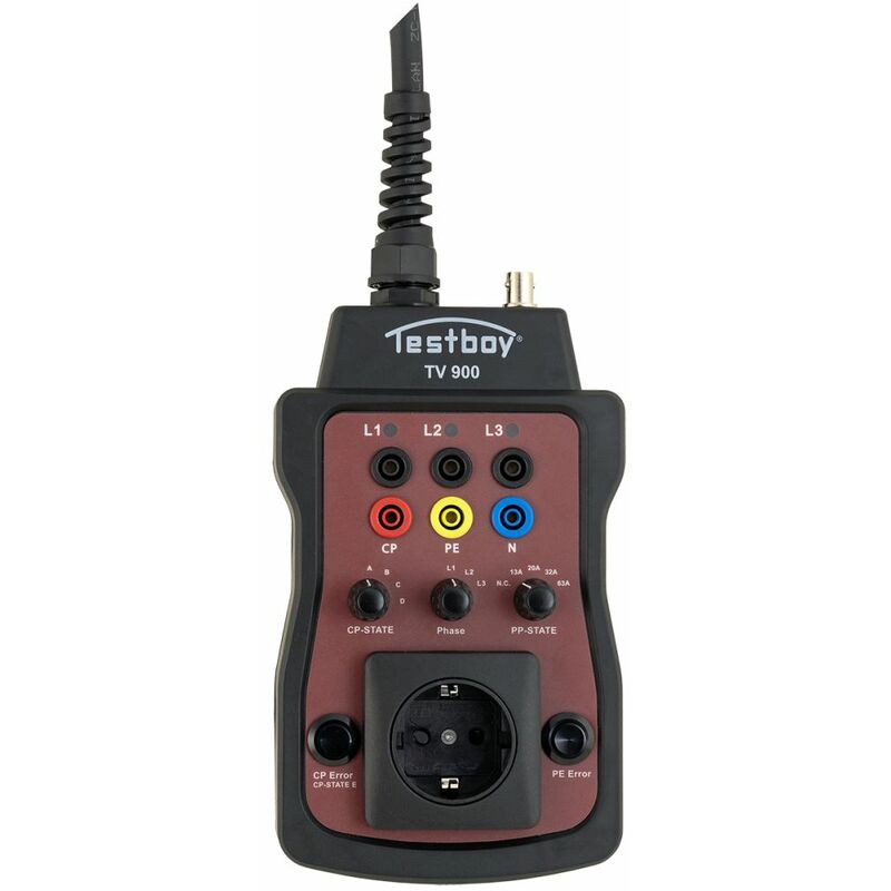 Les Voitures électriques Ladesäulenprüfadapter / TV 900 - Testboy