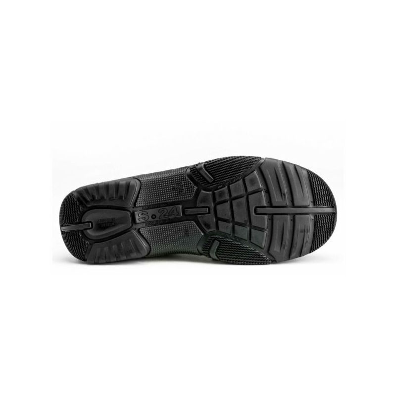 S 24 Bossi Industrie - Chaussure Basse Véloce S3 Cuir Croûte Peigné Noir S24 T.48 - 2312 T.48