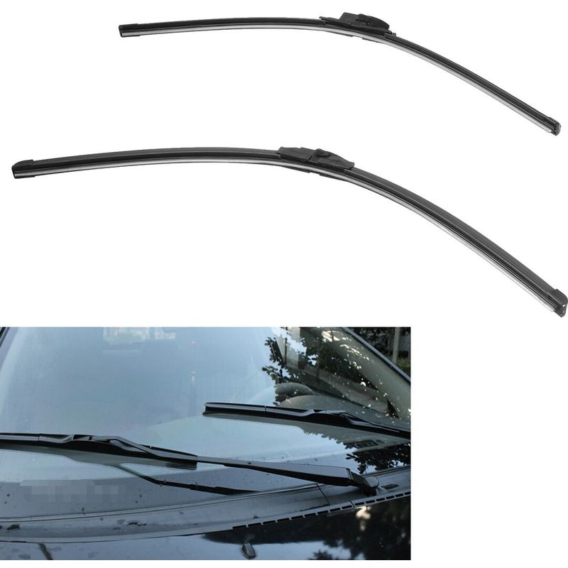 2x Balais D'Essuie Glace Bras Droite Avant 28 Pouce 23 Pouce Pr Honda Civic 06 56 07 57 08 58 09 59 60 61 2006 to 2011