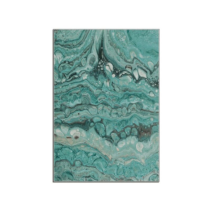 Tapis Decoratif a Modern Dream 4 - Antiderapant - Pour La Chambre a Coucher, Le Salon, L'etude - Bleu En 100% Micro Polyamide, 120 X 180 Cm