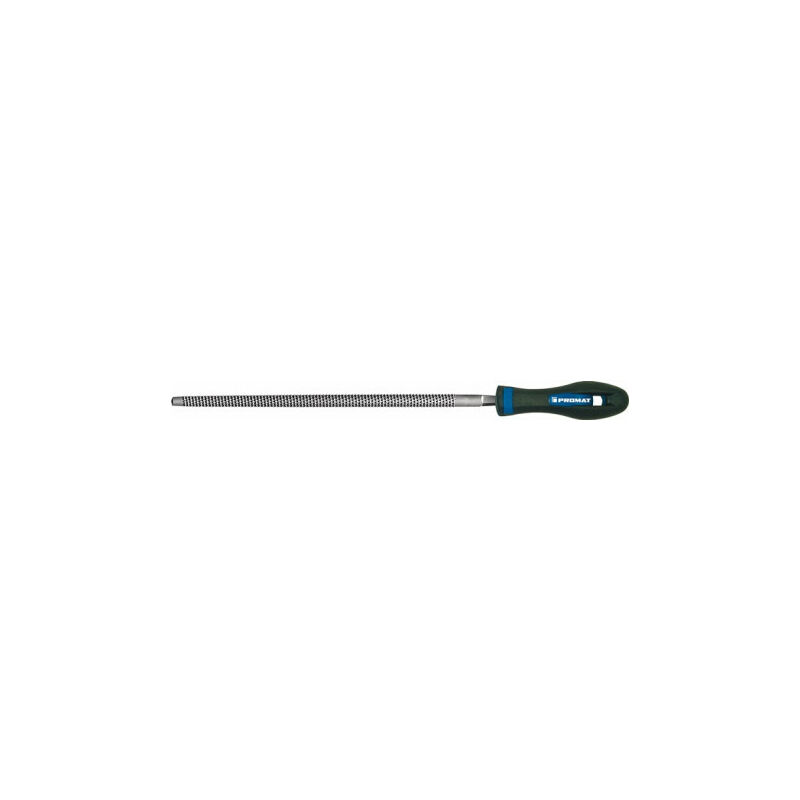 Râpe à Bois DIN 7263 E L. 200 Mm Coupe Transv. 8 Mm Coupe 2 Rond Ergonomique Bicomposant PROMAT