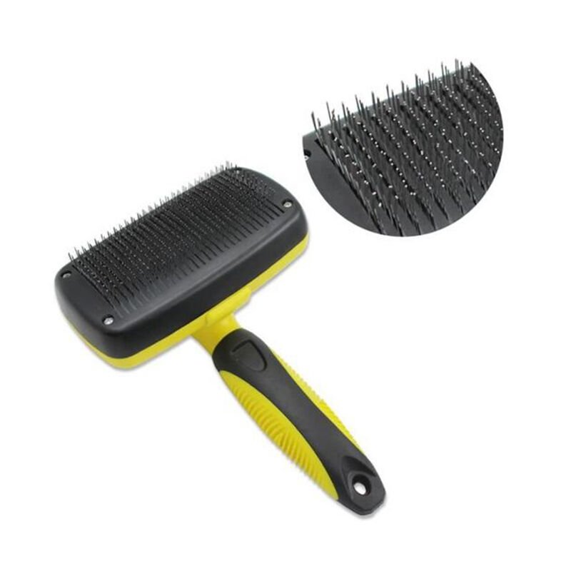 Fuienko - Brosse De Toilettage Pour Animaux Coleur De Jaune