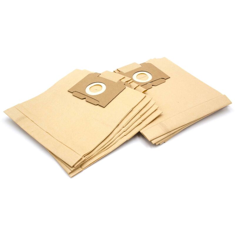 10x Sacs Compatible Avec AEG/Electrolux Vampyr 5000 - 5999, 5001, 5002, 5003 Aspirateur - Papier, 26cm X 22cm, Couleur Sable - Vhbw