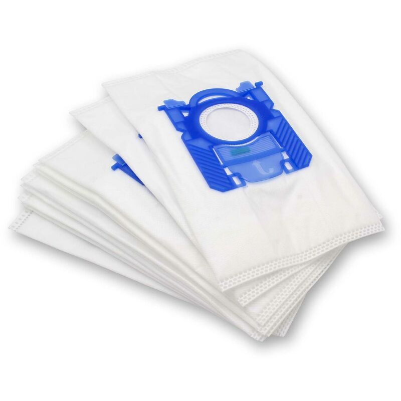 Vhbw 10x Sacs Compatible Avec AEG/Electrolux AEO 5400 - 5499 Essensio Aspirateur - Microfibres Non Tissées, 28,5cm X 16.5cm, Blanc