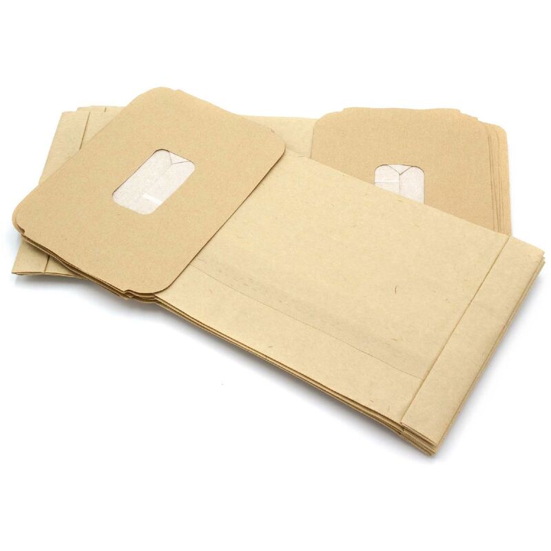 10x Sacs Compatible Avec Philips HR 6249, 6250, 6251, 6252, 6253, 6254, 6255, 6256, 6257 Aspirateur - Papier, 32cm X 17,5cm - Vhbw