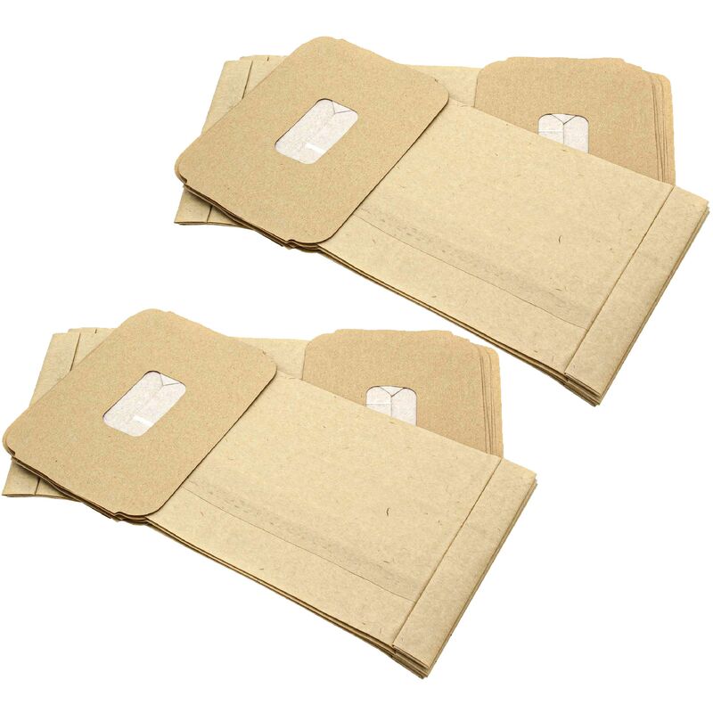 20x Sacs Compatible Avec Philips HR 6249, 6250, 6251, 6252, 6253, 6254, 6255, 6256, 6257 Aspirateur - Papier, 32cm X 17,5cm - Vhbw