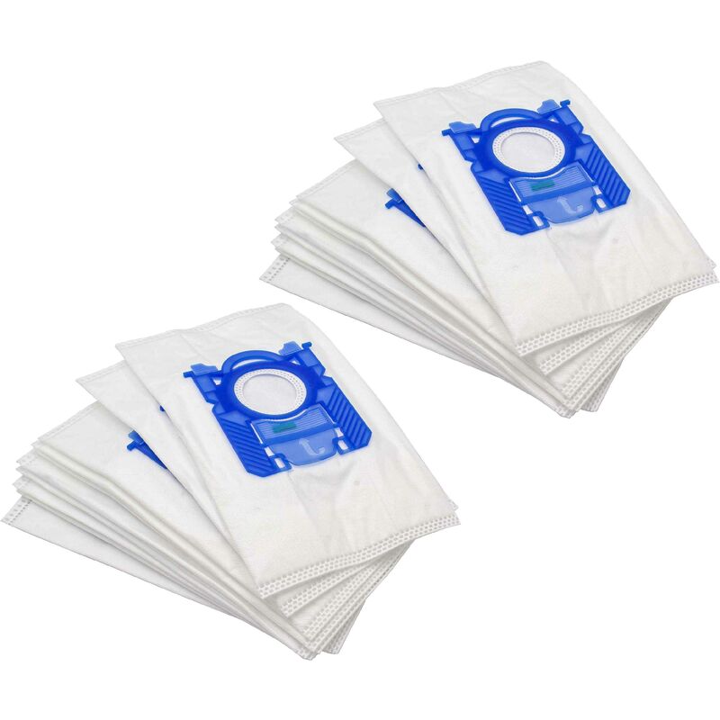 20x Sacs Compatible Avec Philips FC 9302 SilentStar, FC 9303 SilentStar, FC 9304 SilentStar, FC 9305 SilentStar Aspirateur - Blanc - Vhbw
