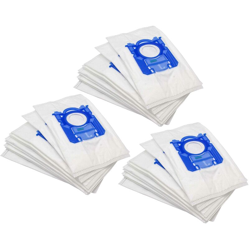 30x Sacs Compatible Avec Philips FC 9306 SilentStar, FC 9306/01 Silent Star Energy Care, FC 9307 SilentStar Aspirateur - Blanc - Vhbw